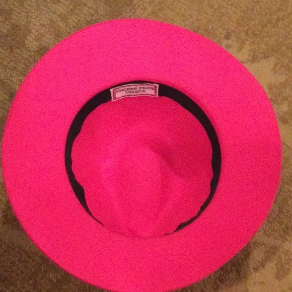 One size Barbie pink fedora only one made never worn  display picture 3